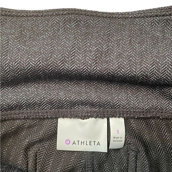 ATHLETA Herringbone Metro Pants / Leggings Gray Size Small - Picture 6 of 6
